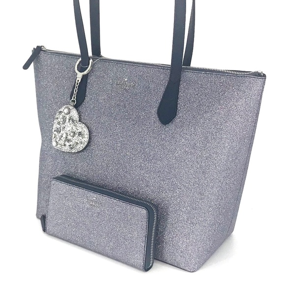 3PCS Kate Spade Joeley Large Tote Wallet Charms - Picture 2 of 8